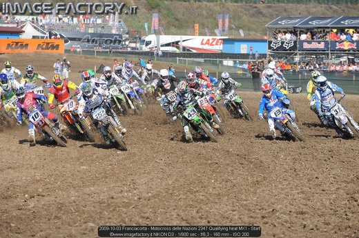 2009-10-03 Franciacorta - Motocross delle Nazioni 2347 Qualifying heat MX1 - Start